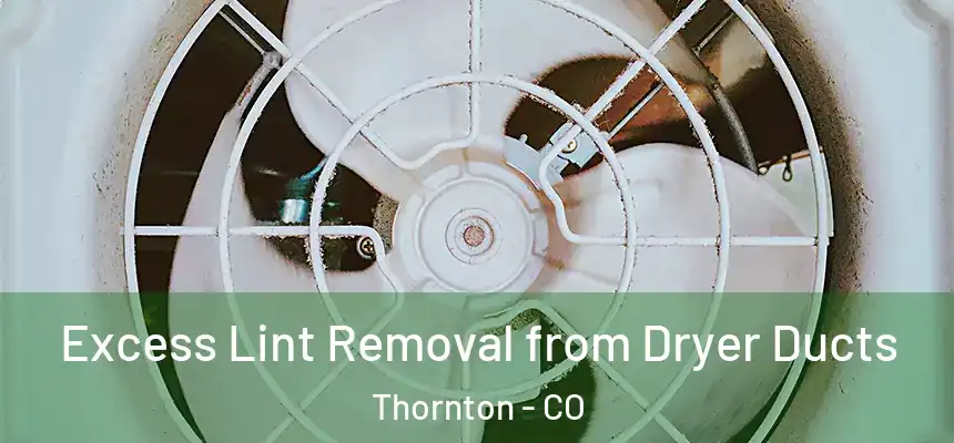 Excess Lint Removal from Dryer Ducts Thornton - CO